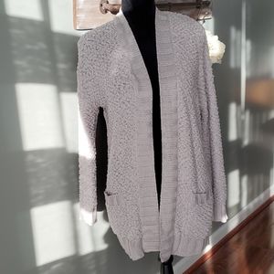 Popcorn sweater cardigan